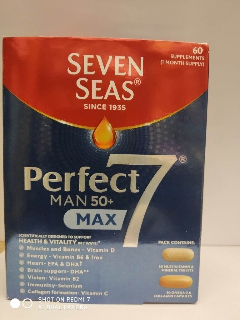 SEVEN SEAS JOINT CARE MAX SUPPLEX COMPLETE GLUCOSAMINE OMEGA-3 CAPSULES & KWAI