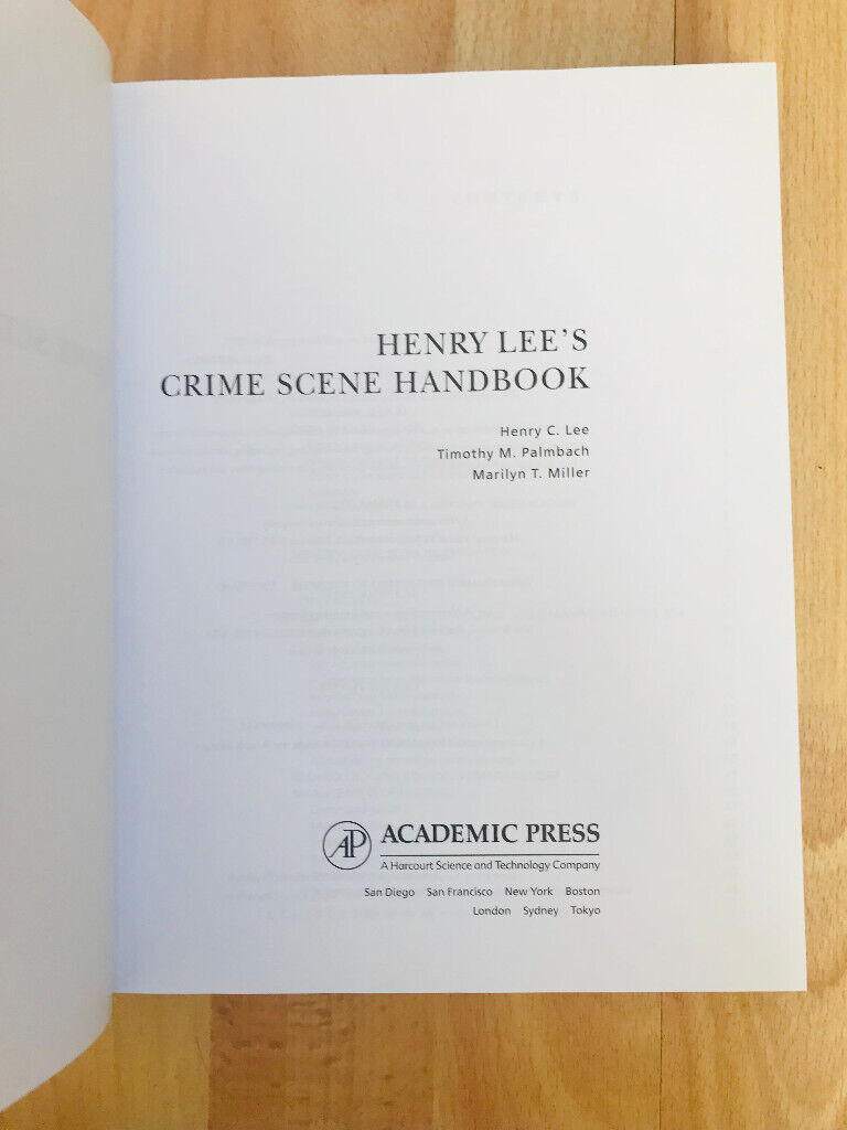 Henry Lee's Crime Scene Handbook - Hardcover – Illustrated, 26 Jun. 2001