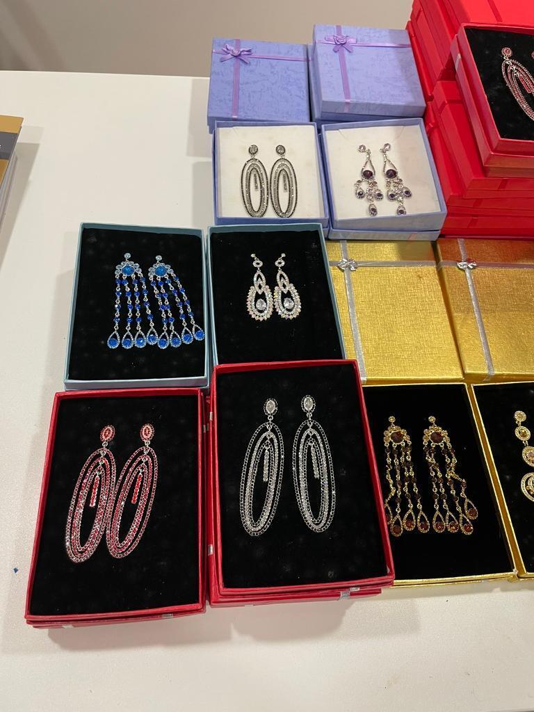 Job lot Swarovski style fashion costume  Jewellery  