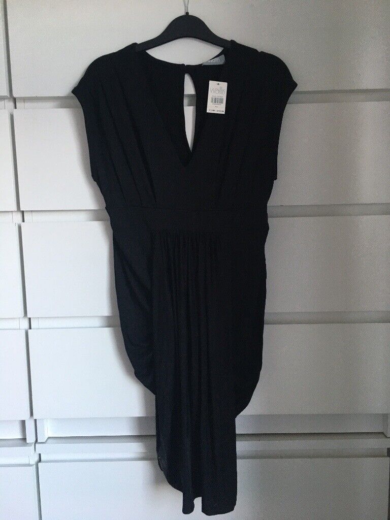 Wallis Black grecian dress
