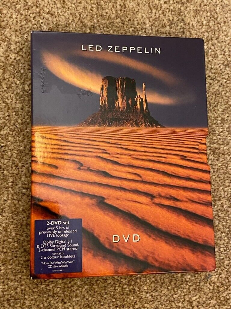 image for Led Zeppelin, in the 1970's live, 2 DVD's, two booklets, fold-out cover in as new condition
