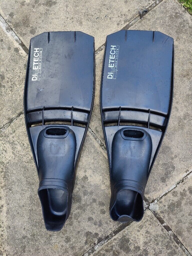 divetech aqua system flippers Made in Italy Size EU 39
