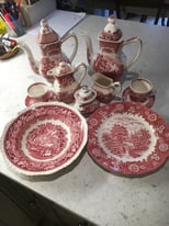 Red & white pottery 