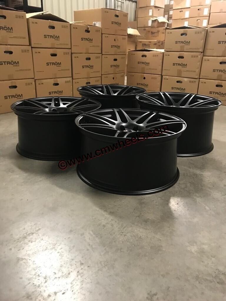22″ Inch STROM STR3 BMW X5 X6 X7 Wheels 5x120 74.1 E70 E71 F15 F16 E53  