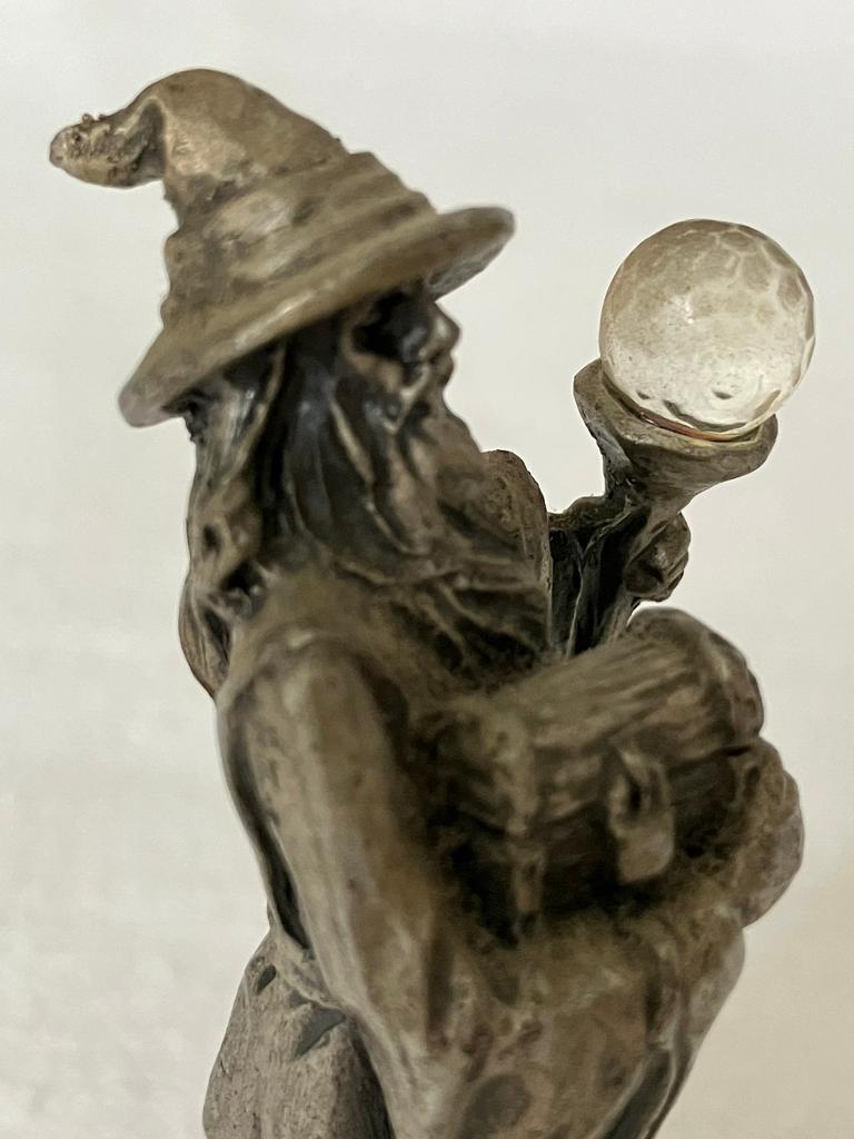 Tudor Mint Myth and Magic Pewter Sculpture THE KEEPER EX04 2002 Collectable Wizard