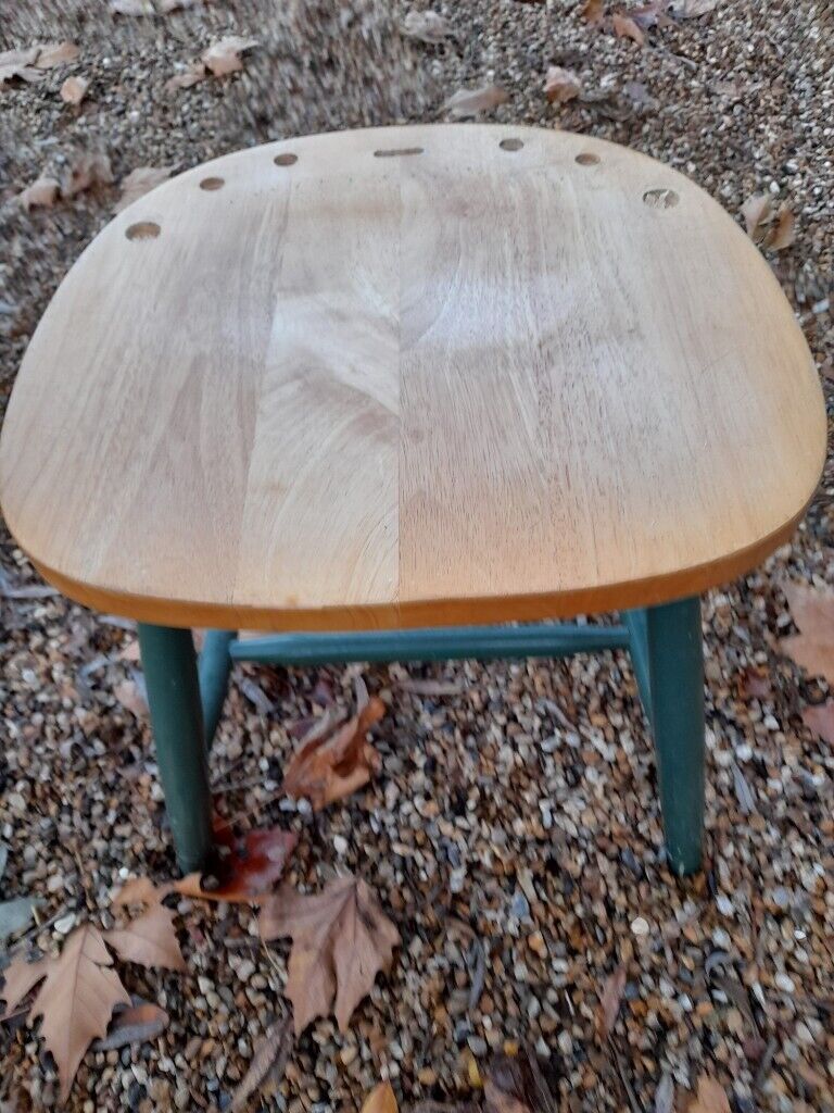 image for Pine Stool Former Spindleback Chair