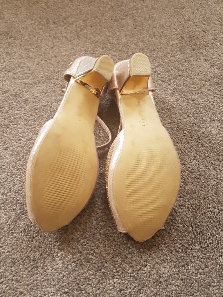Gold sandals 