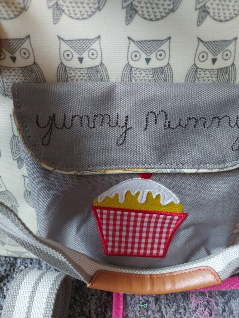 Yummy Mummy wise owl bag with pram straps