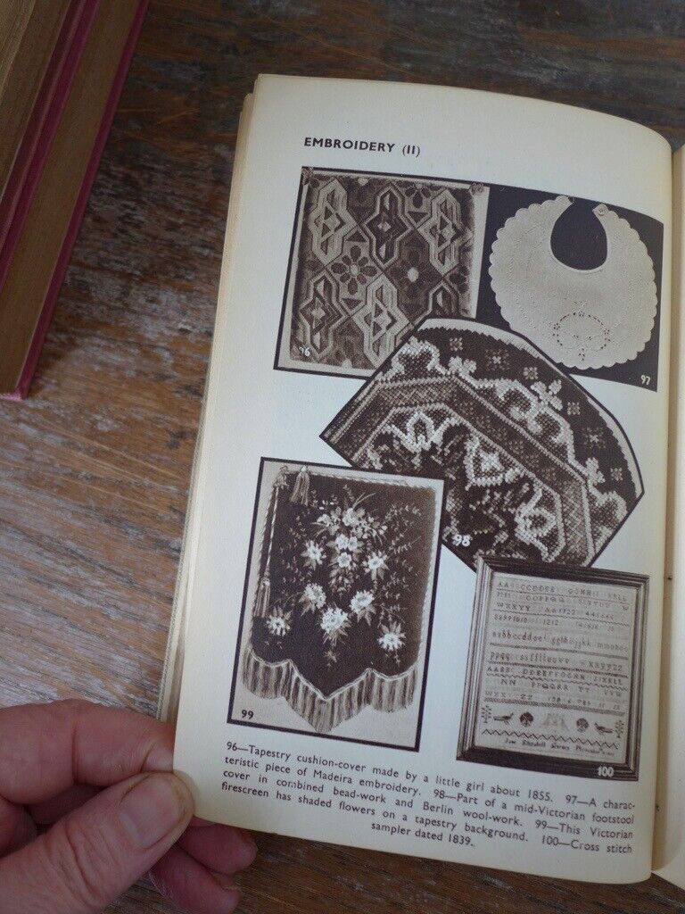 Four Vintage Needlework Needlecraft Hardback Books. See titles and details below. The four for £20.