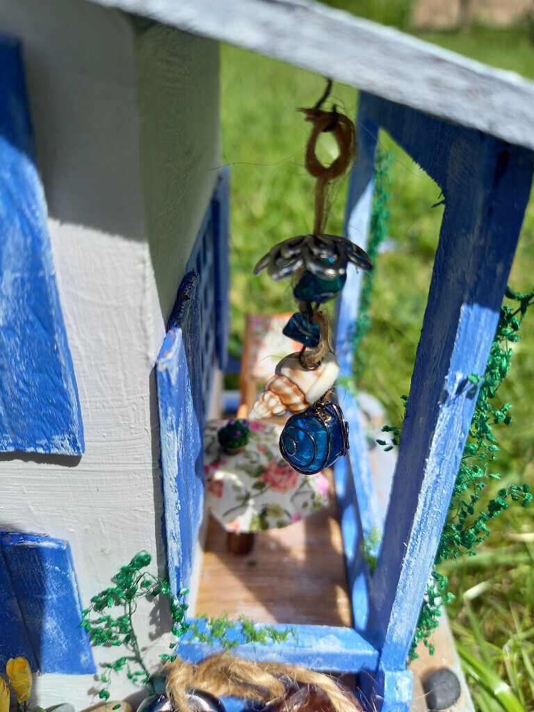 Unique, one off hand painted wooden beach house
