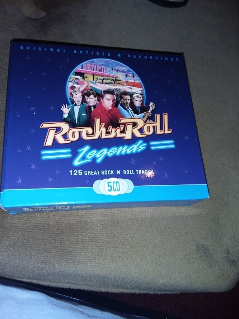 image for ROCK'N'ROLL LEGENDS ( 5 DISC ) CD BOXSET FOR SALE