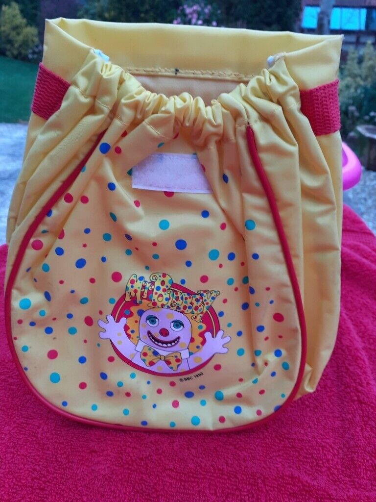 RARE Vintage Pingu, Mr. Blobby, Thomas the Tank Engine Bags from the 1990's