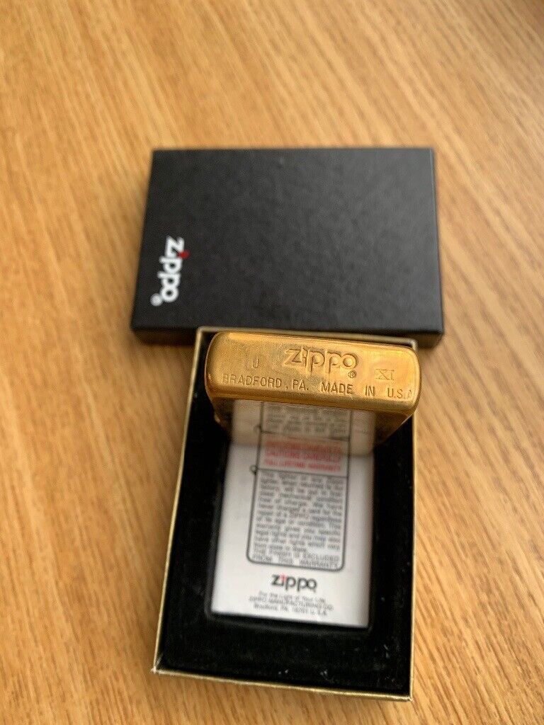  Rare Zippo brass lighter