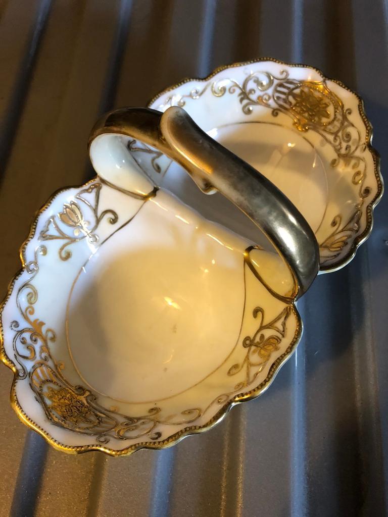 Antique Victorian Japanese Noritake gilded bowl