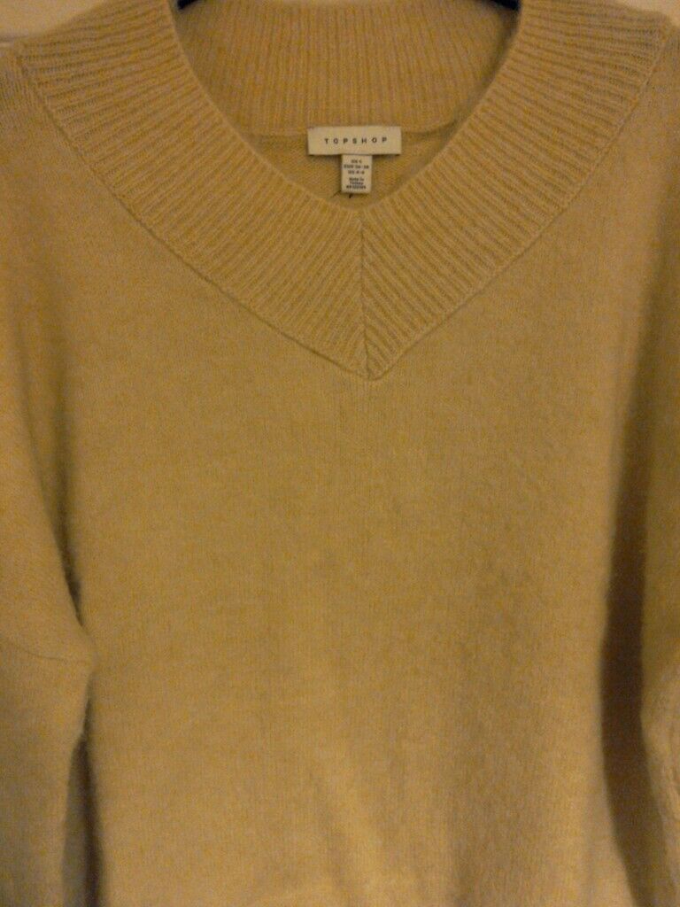 Gorgeous brand new Top Shop Ivory Brushed Longline knitted Jumpers small & medium £30 each one