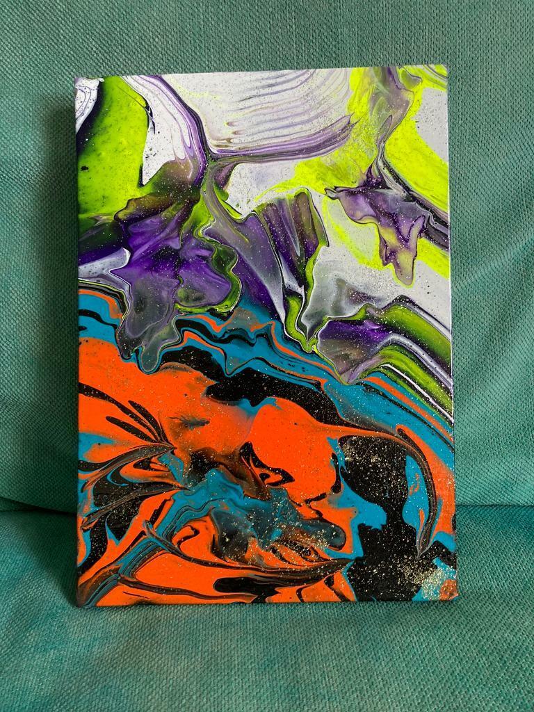image for Abstract painting on canvas 