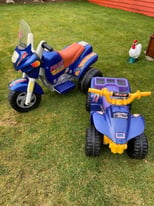 2 kids electric ride ons 