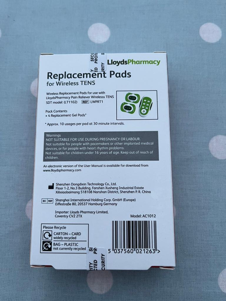 Replacement Pads for Wireless TENS Machine | in Burley in Wharfedale, West  Yorkshire | Gumtree