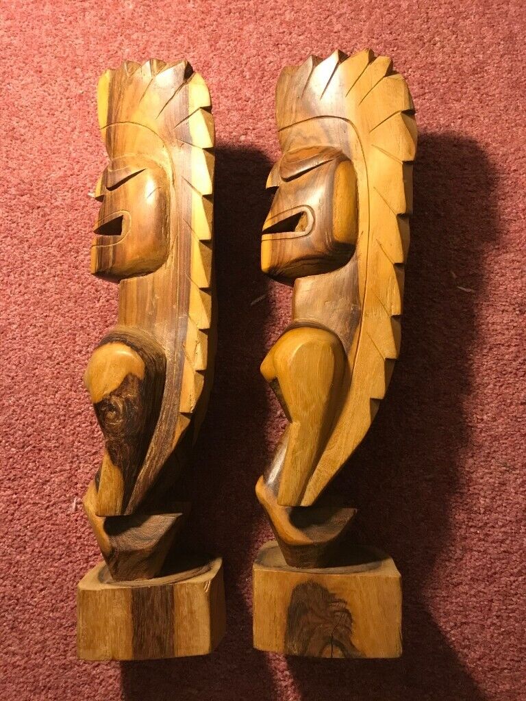 FIJIAN WOODEN IDOLS  