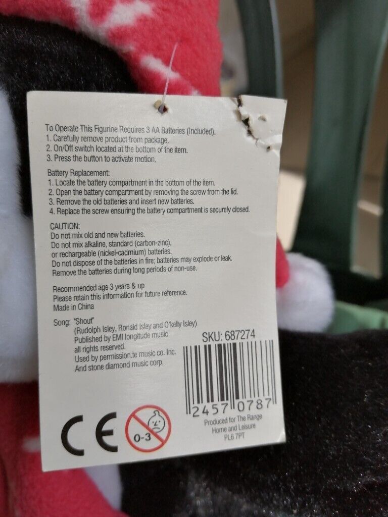 24 cm Animated Penguin, soft toy 