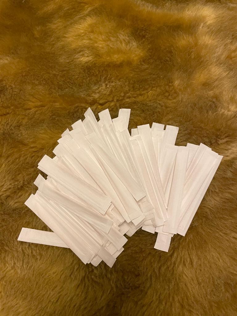 image for 200 individual paper wrapped cocktail sticks toothpicks 