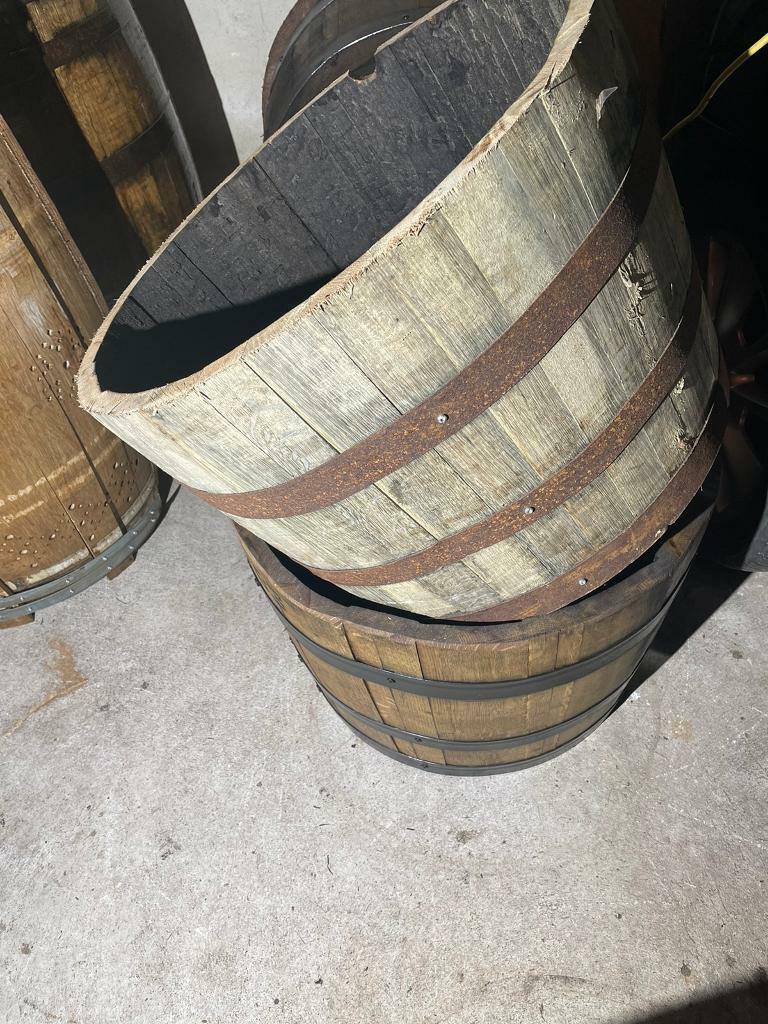 Whiskey and wine barrel 