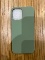 iPhone 12 (6.1inch)green phone case and 2 screen protectors
