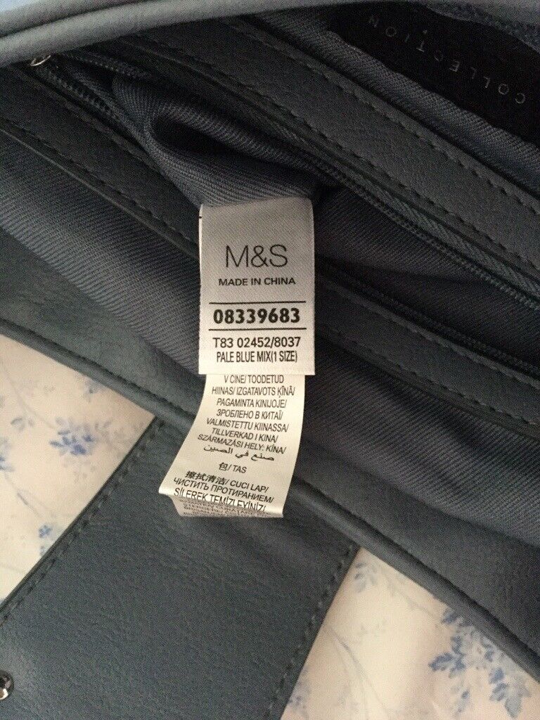 M&S large handbag NEW 