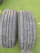 Pair of Toyo 255 60 18 Tyres 7mm Tread in West London Area
