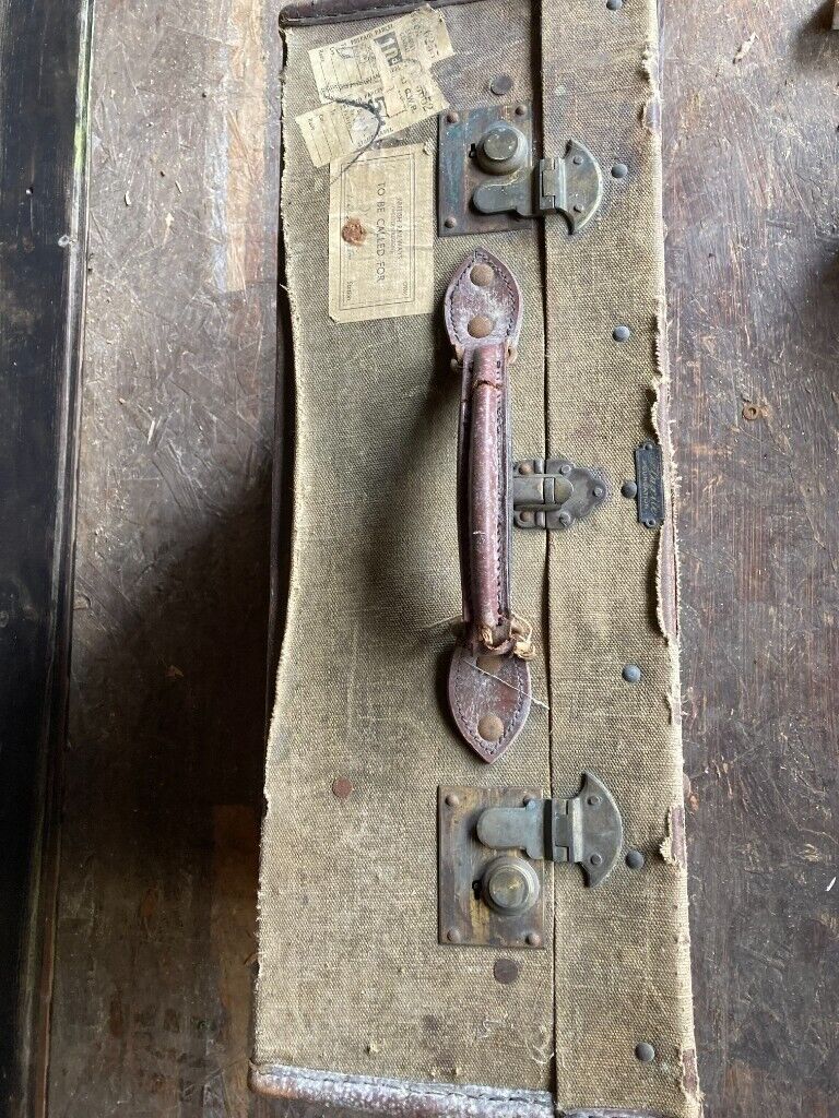 image for Old Tired Suitcase Make A Great Prop Collection Only. 