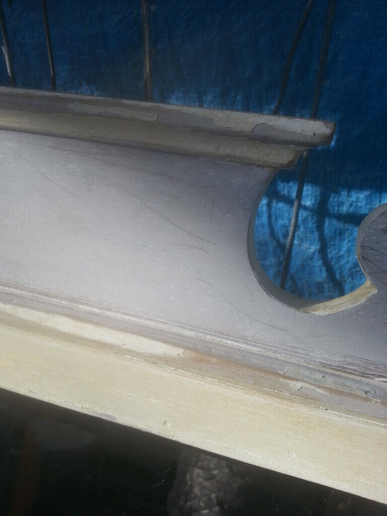 Upcycled, shabby chic, hardwood mirror.