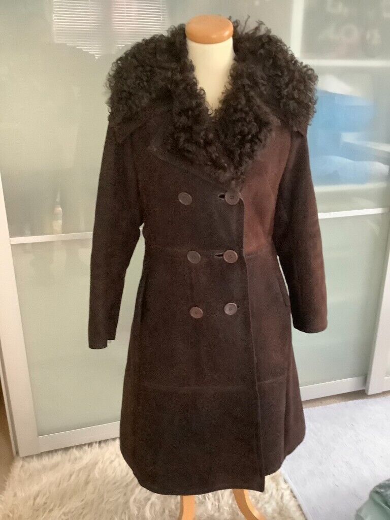 image for Vintage Women's Lambskin 3/4 length Coat