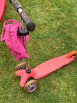 Pink mini micro scooter