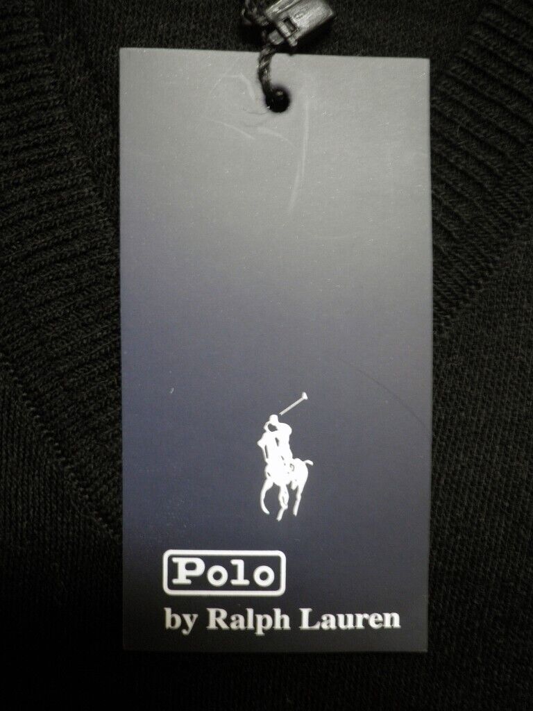 POLO RALPH LAUREN MEN'S BLACK JUMPER