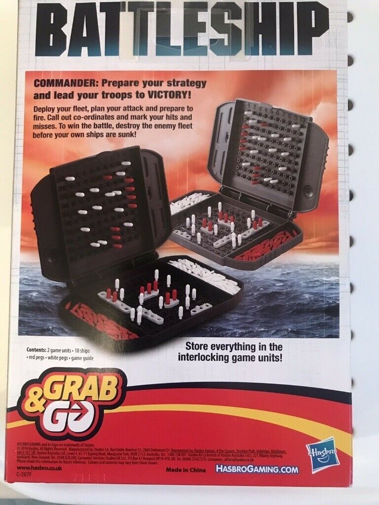 Hasbro Battleship Grab & Go Game