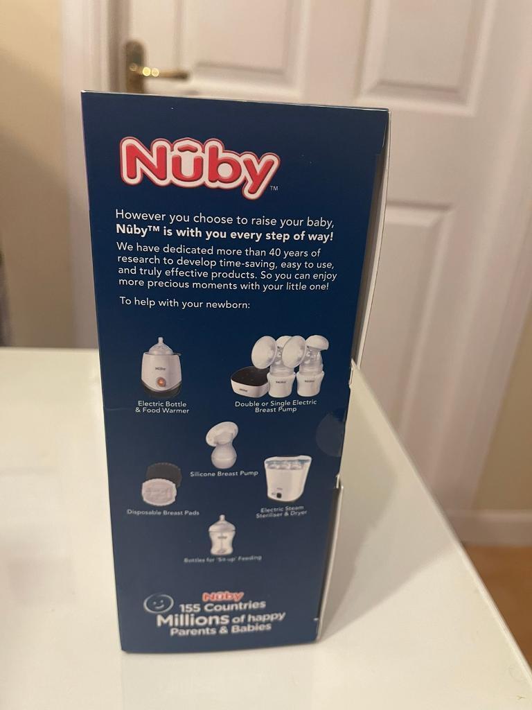 New in box, unopened Nuby Natural Touch newborn starter set