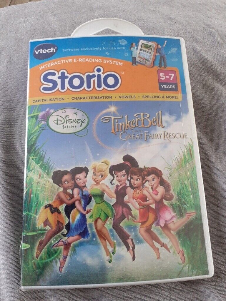 Vtech Storio Shrek Shrek's Holiday E-Book and tinkerbells rescue.