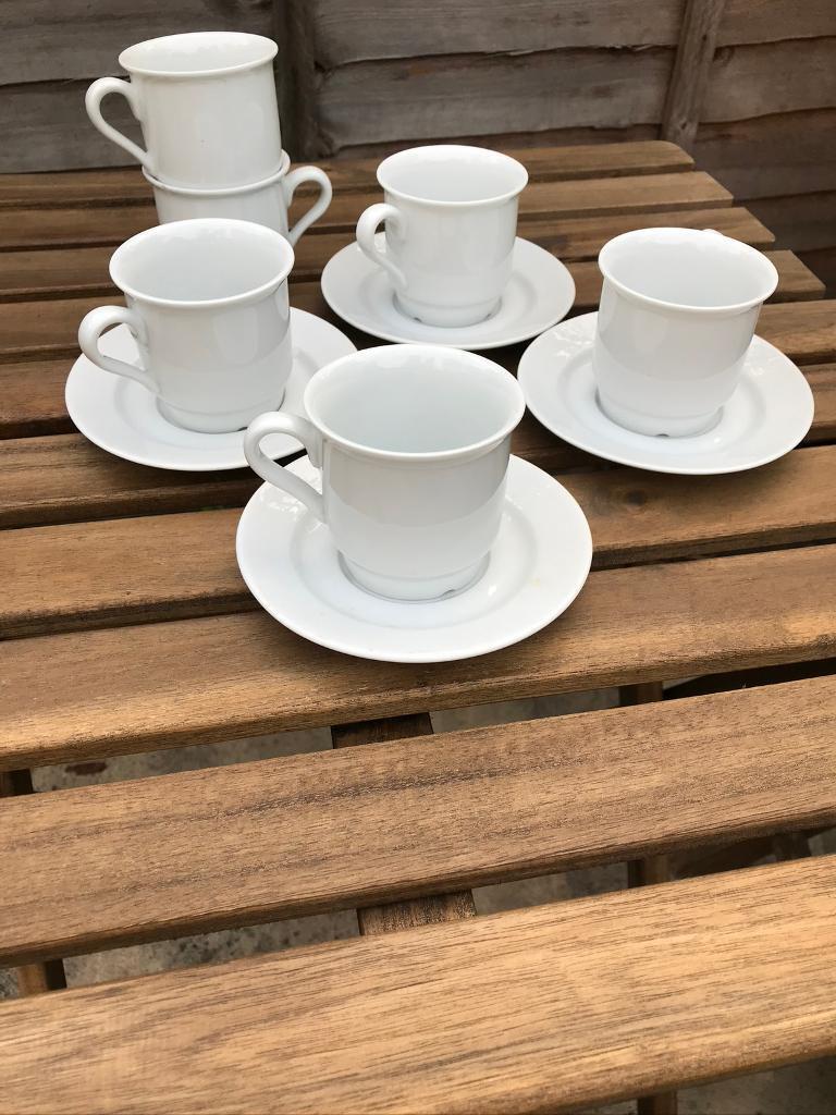 image for Set of 4 coffee cups and saucers