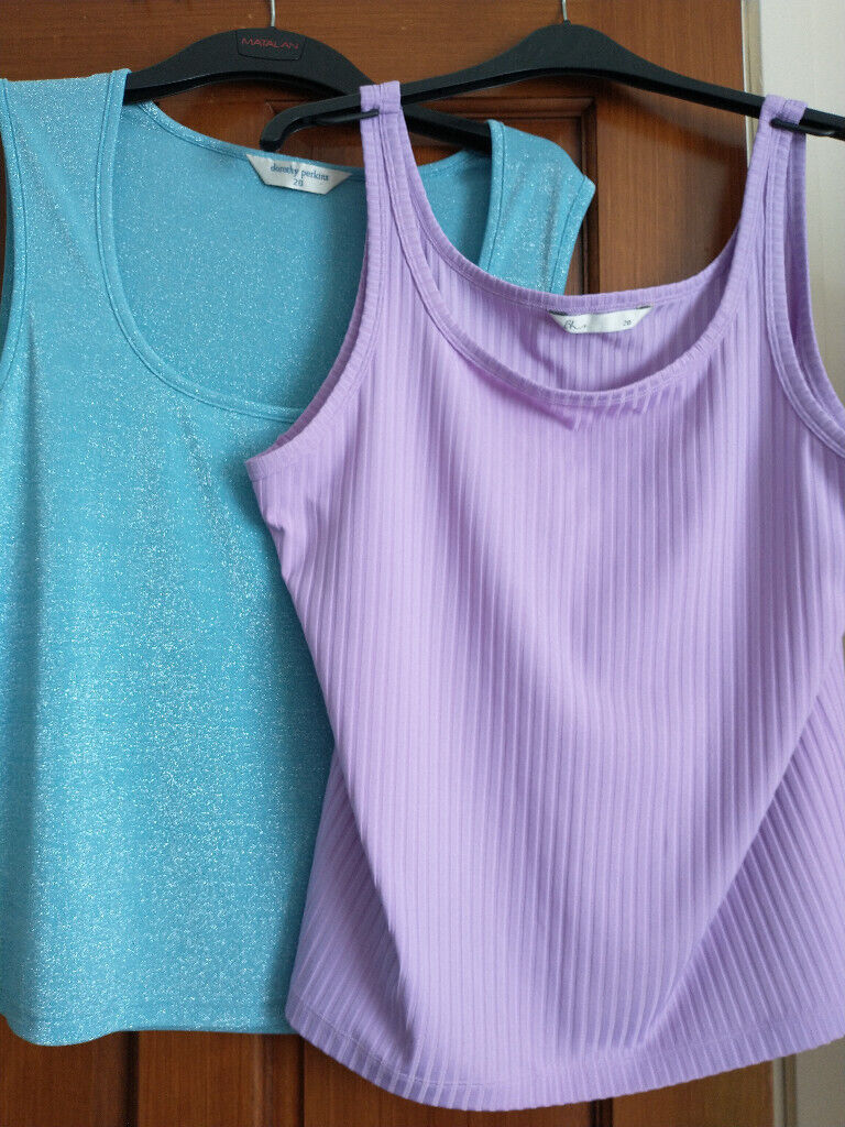 image for  SL/LESS TOPS (SIZE 20). TWO SMART TOPS. NEW COND. UNWORN.