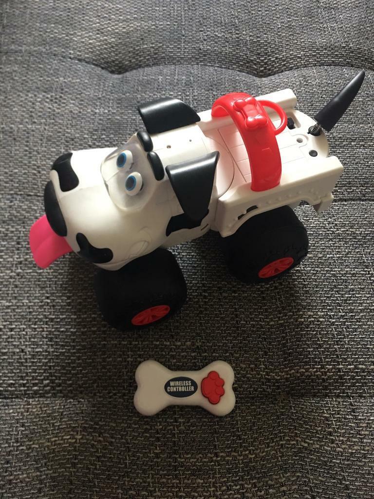 Dog toy car with remote control.🐶