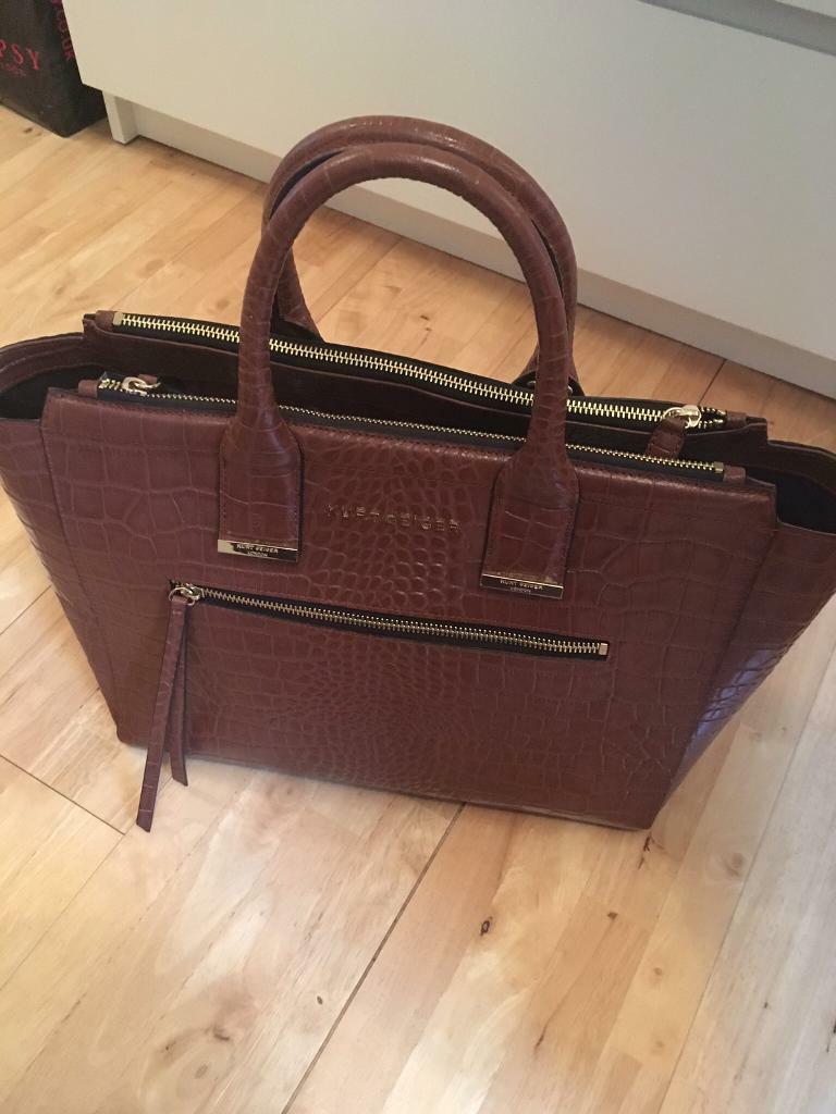 image for Kurt Geiger croc effect leather bag