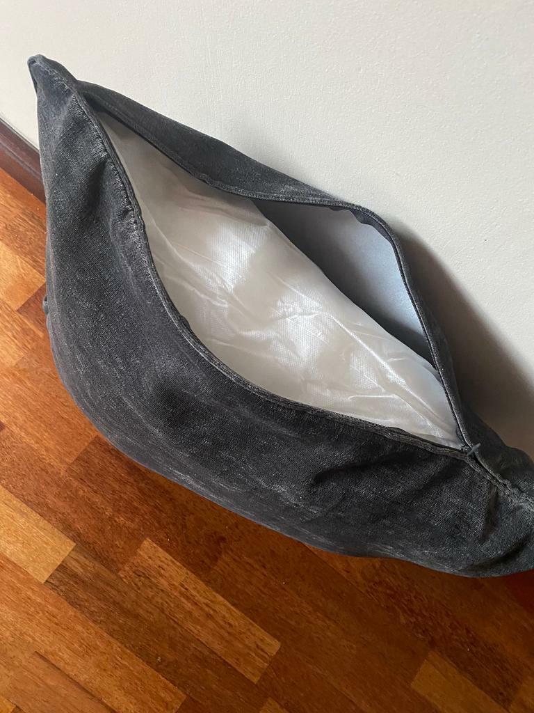 Large NEXT Charcoal Cushion - NEW 