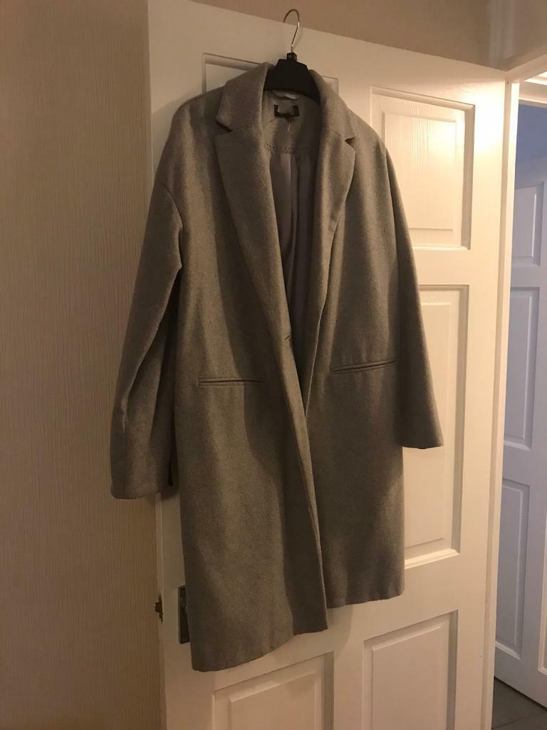 Ladies coat grey size 10
