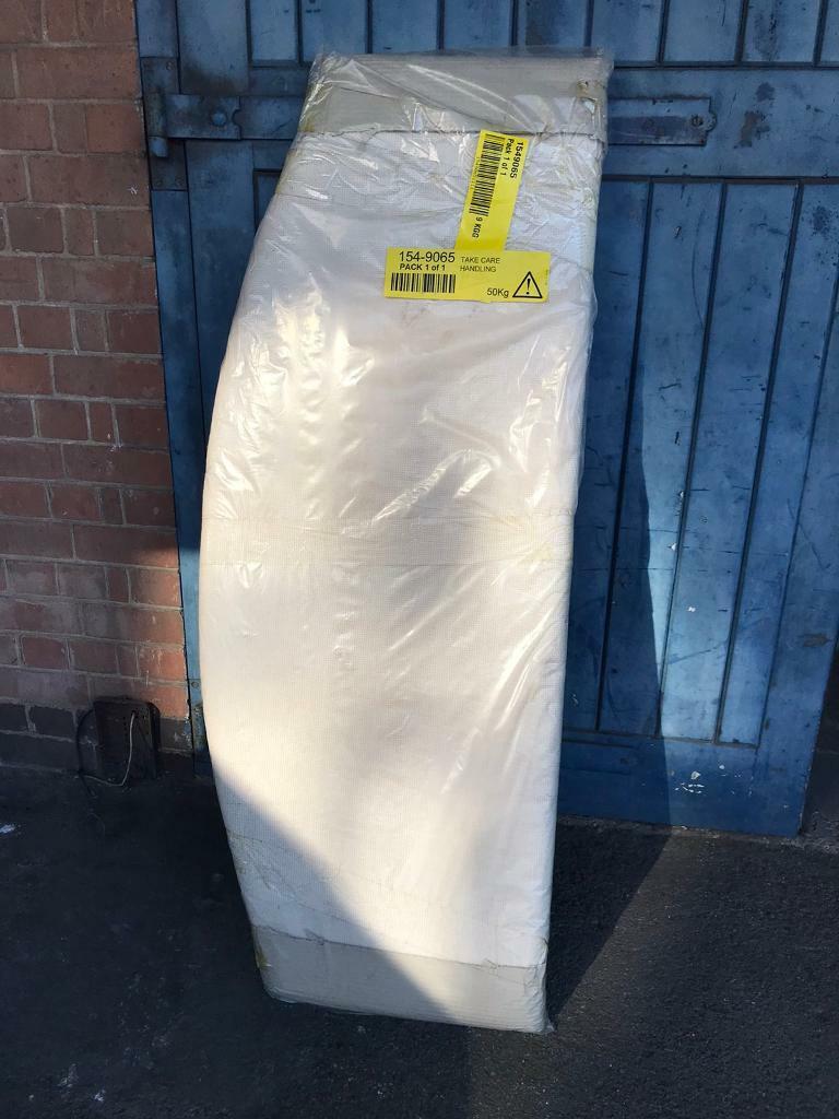 image for Argos King Size Upholstered Headboard in Sandstone. 