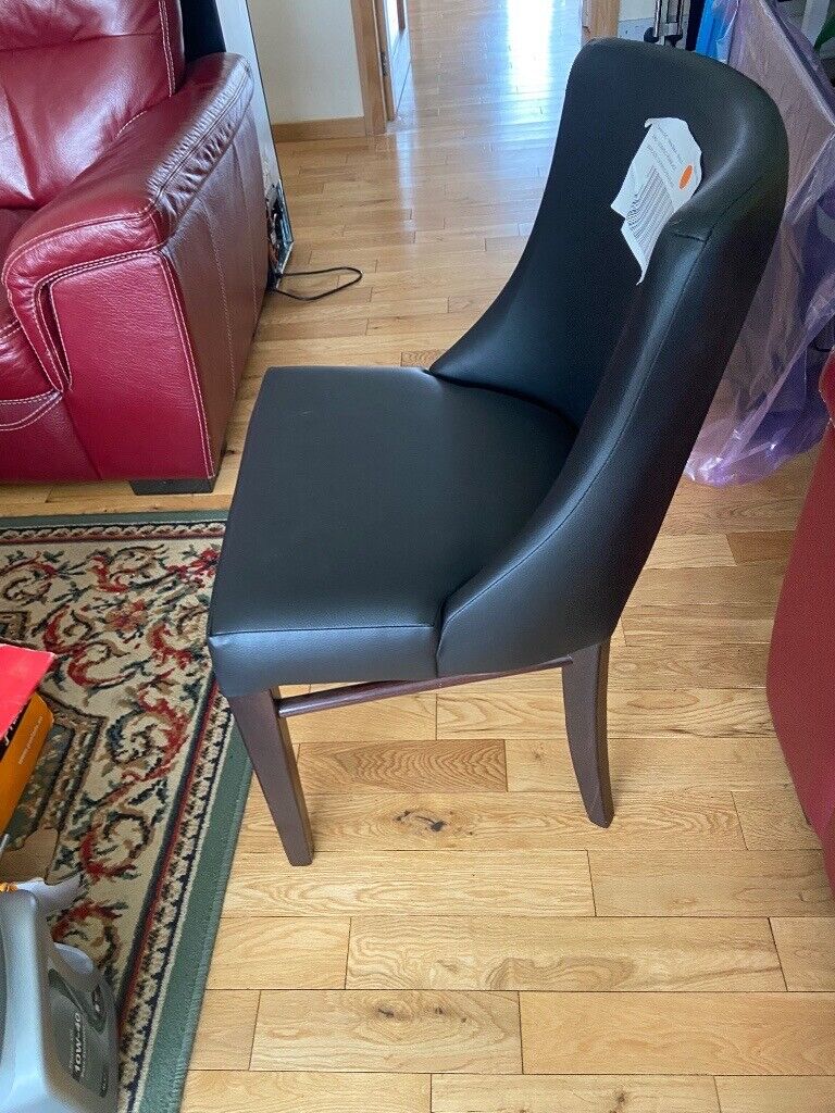 Vena black leather walnut hard wood new