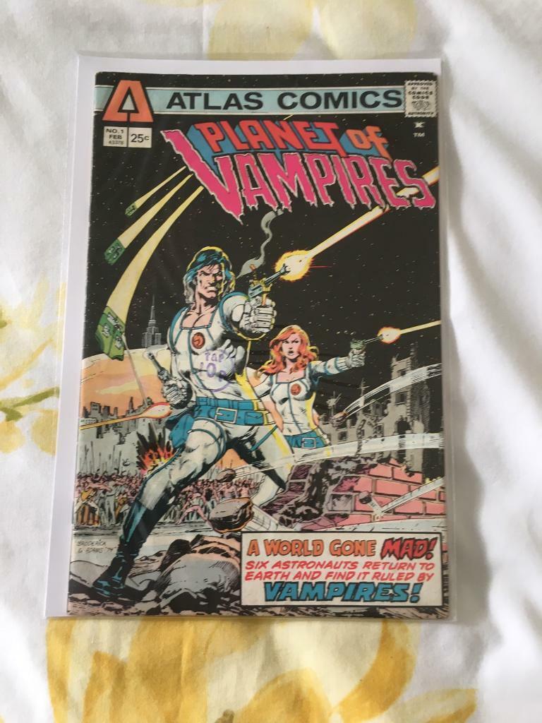 Planet of Vampires #1 1975 Atlas Comics original 