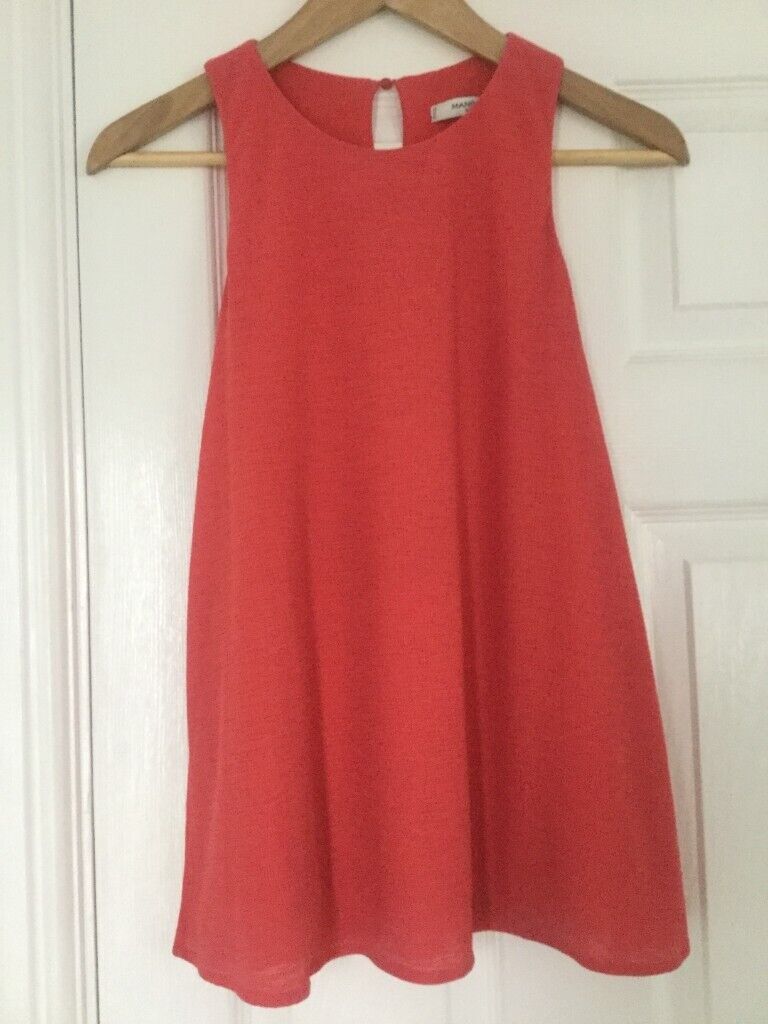 Mango sleeveless top