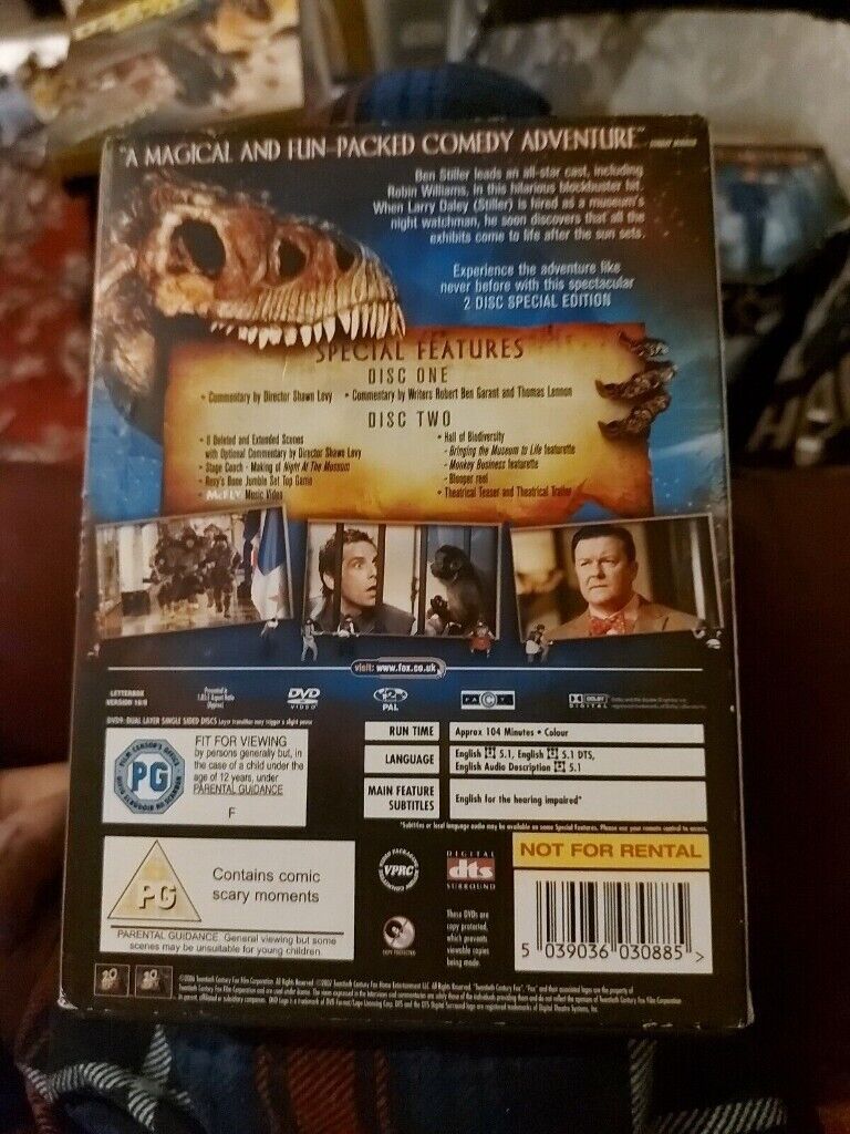 Night At The Museum (Two-Disc Special Edition) [2006] [DVD] Hologram Box