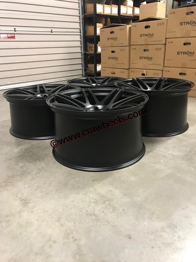 22″ Inch STROM STR3 BMW X5 X6 X7 Wheels 5x120 74.1 E70 E71 F15 F16 E53  