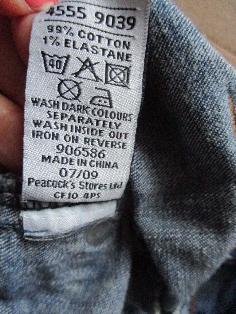 E-vie Maternity Womens Blue Denim Jeans